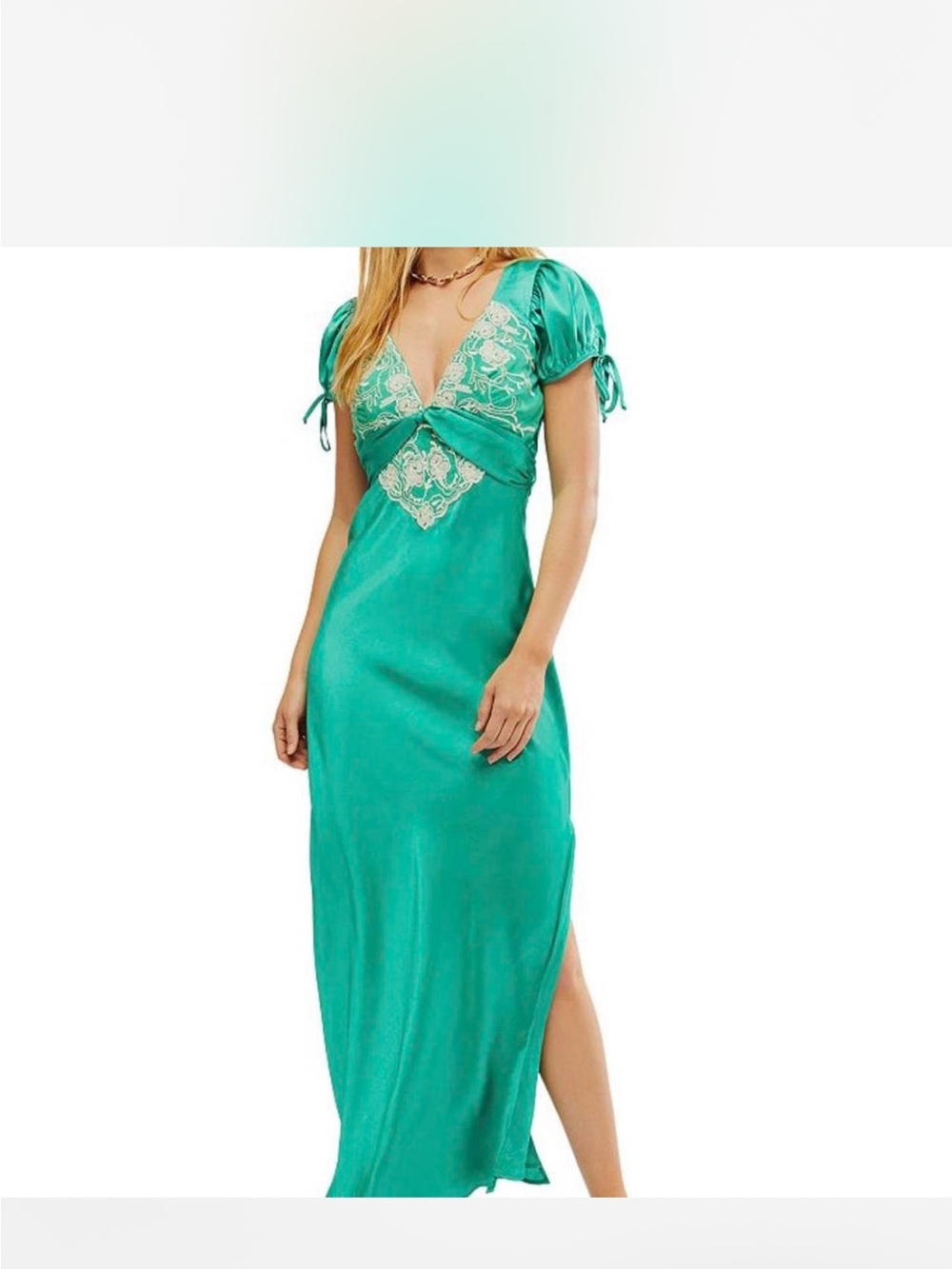 Free People Cooper Green Maxi Dress